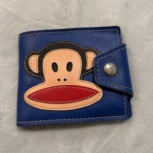 Cute Paul Frank wallet in blue.